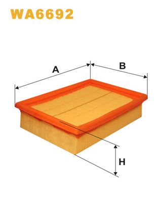 WIX FILTERS Ilmansuodatin WA6692